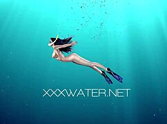 irina russaka the hot russian teen bathing underwater in public pool