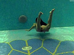 irina russaka the hot russian teen bathing underwater in public pool