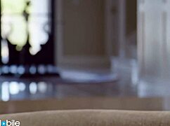 adultmobile - kylie rocket puts on a strap on and fucks theodora day in doggystyle and cowgirl