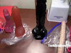 layla red loves that bbc dildo in her ass