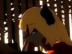 Five furry characters in intriguing scene