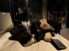 Cute Moth Gets Fucked By A Big Dicked Furry In Roblox