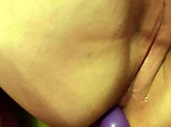 Woman Inserts Vibrator Deep into Her Ass for Intense Anal Pleasure