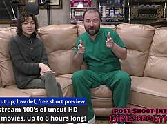 Brooklyn Rossi Undergoes Her First Detailed Gyno Exam with Fingering and Spreading