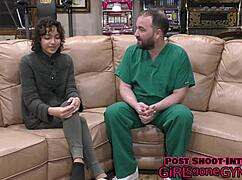 Brooklyn Rossi Undergoes Her First Detailed Gyno Exam with Fingering and Spreading