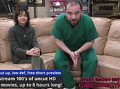 Brooklyn Rossi Undergoes Her First Detailed Gyno Exam with Fingering and Spreading