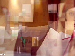 Hot British Nurse Gets Spitroasted by Two Patients!