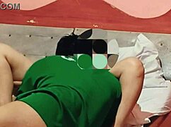 Pregnant Asian women having sex in a hotel room