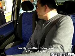 Hairy redhead endures brutal anal and blowjob for cash in hidden cam.