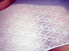 horny slut in robe giving pussy