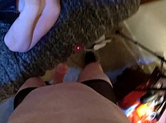 Granny Peggy Sue Pegs Big Myk And Cums Before He Does In Her Mouth