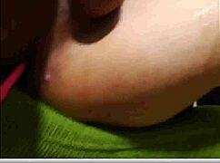 Hot shemale with big tits and monster cock webcam cumshot