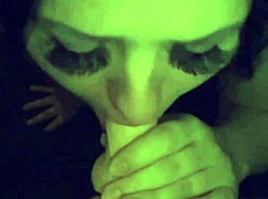 I love sucking on my big dildo while imagining a monster cock.