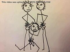 Young 18+ Fit Man Gives Two Guys Blowjob In Cartoon!