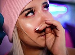 Colombian Blonde Loves Sucking Her Stepbrothers Cock Live!