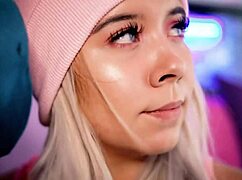 Colombian Blonde Loves Sucking Her Stepbrothers Cock Live!