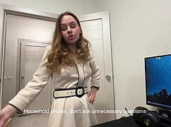 Stepson Catches Stepmother With Russian Fuck Doll!