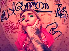 have you seen bia roman plug her tattooed ass outdoors with toys?