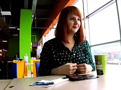 Bbw Milf with Big Natural Boobs Flashes in Mall and Rides Cock