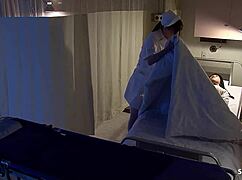 japanese teen nurse seducing for rough halloween roleplay sex at hospital 😈