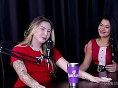 Hey, check out this swing cast compilation with tifany rocha and raphaela savanah in sheer red lingerie 😏