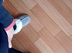 My lesbian colleague and i riskily masturbate in the office