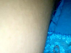 my wife's blue panties in the first part