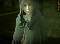 the knight has hard sex with big boobs and big ass nun