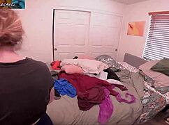 stepson dumps his load in his stepmom during taboo encounter