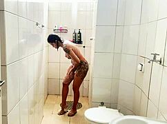 Tour my new apartment with guided jerk off in the shower.