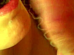 The guy sticks his penis in the beautiful blonde's big ass after licking her pussy