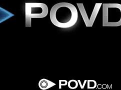 Povd busty brunette ashley adams gets fucked outdoors in backyard