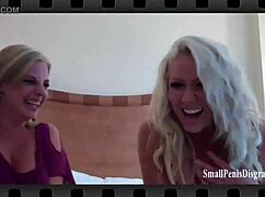 The loser with a tiny cock gets humiliated.