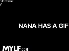 From chores to blowjobs, Tyler's new job as Nana's personal sex toy.