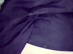 Amoosinas cums on white ass in airport wc