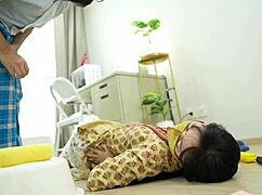 Indian Cute Maid Gets Horny While Working, Close-Up View.