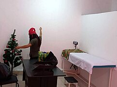 Nurse Caught Decorating Doctor's Office Gets Super Sexy In Hospital