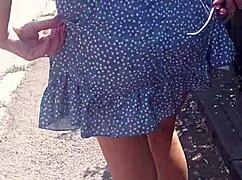 Publicly on the street naked