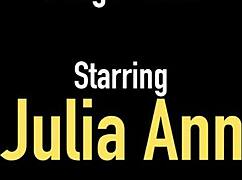 Busty Cougar Julia Ann Bangs Two Hard Cocks