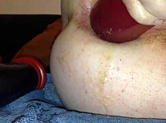 dildo beer makes her feel so alive and excited