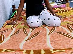 Desihotcouple Update: Indian Hot Wife Homemade Handjob Blowjob Footjob Part 1