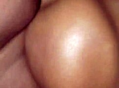juicy ebony ass gets bent over for doggystyle fucking
