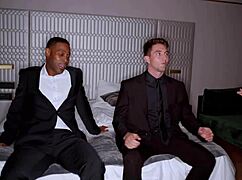 This interracial threesome has La Sirena 69 learning a wild sex lesson