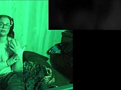 naked brunette bbw with long hair and glasses explores lake house playthrough part five, showcasing big natural tits