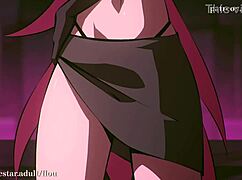 Konosuba darkness gets dominated by futanari in bdsm scene