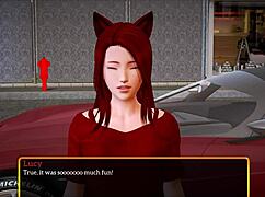 My New Family 452: Redhead Amateur With Big Ass Plays Homemade Game