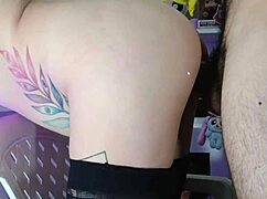 I bent over my curvy stepsister and fucked her huge ass hard