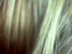 Beautiful blonde milf enjoys homemade doggystyle with intense orgasm