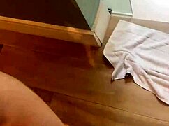 Beautiful blonde milf enjoys homemade doggystyle with intense orgasm