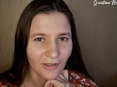 your loving russian girlfriend supports and sucks in asmr style